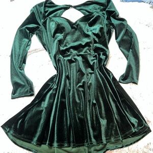Velvet Green dress